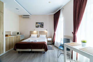 Гостиница Багет Нижний Новгород Эконом с двуспальной кроватью с ванной комнатой на этаже-15