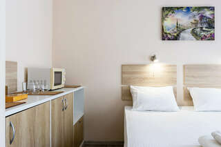 Гостиница Багет Нижний Новгород Эконом с двуспальной кроватью с ванной комнатой на этаже-14