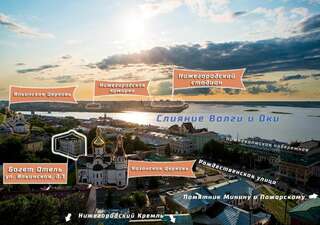 Гостиница Багет Нижний Новгород Эконом с двуспальной кроватью-4